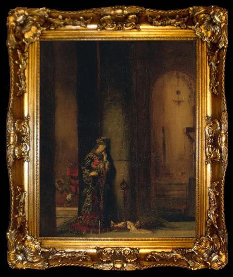 framed  Gustave Moreau Salome at the Prison, ta009-2